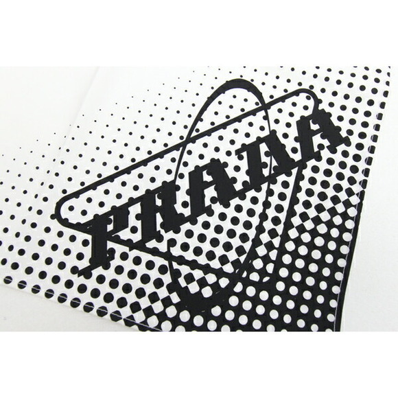 Prada Miyashita Black Scarf Park White Triangle - Picture 1 of 5